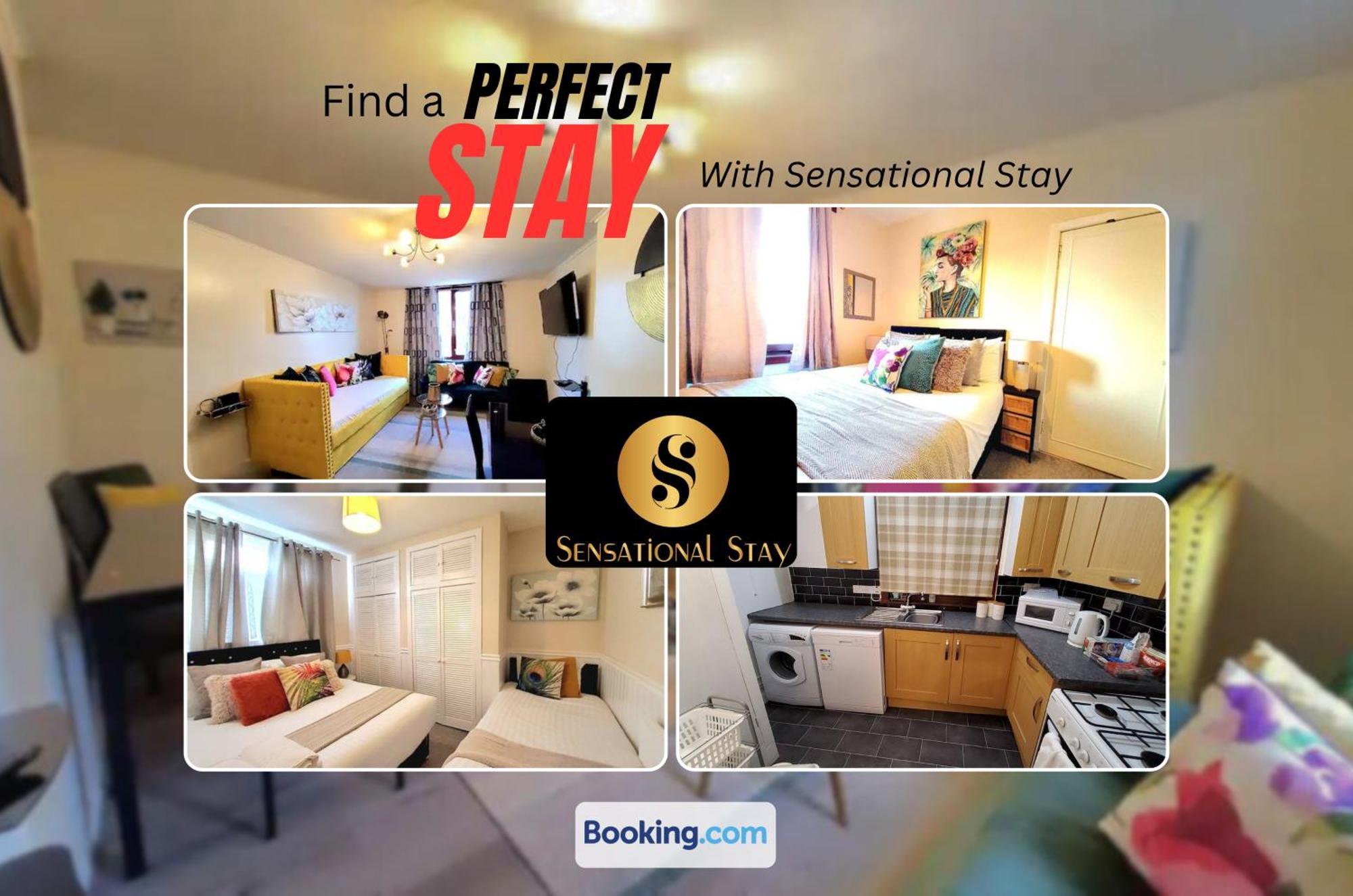 Sensational Stay Short Lets & Serviced Accommodation 2 Bedroom Apartment Aberdeen, Middlefield Place 外观 照片